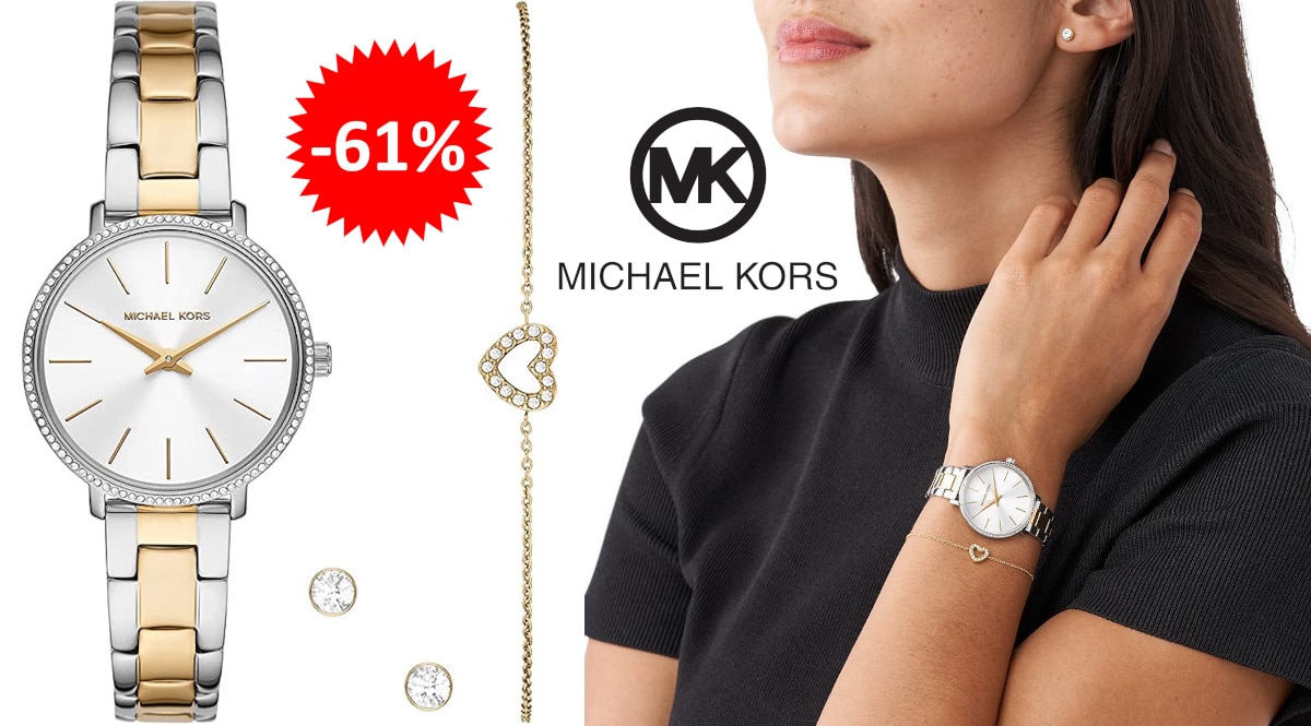 Set de regalo Michael Kors Pyper barato, relojes baratos, ofertas en regalos chollo