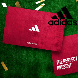 Tarjeta regalo Adidas, promoción tarjeta regalo en tiendas Adidas, ofertas en ropa y calzao deportivo
