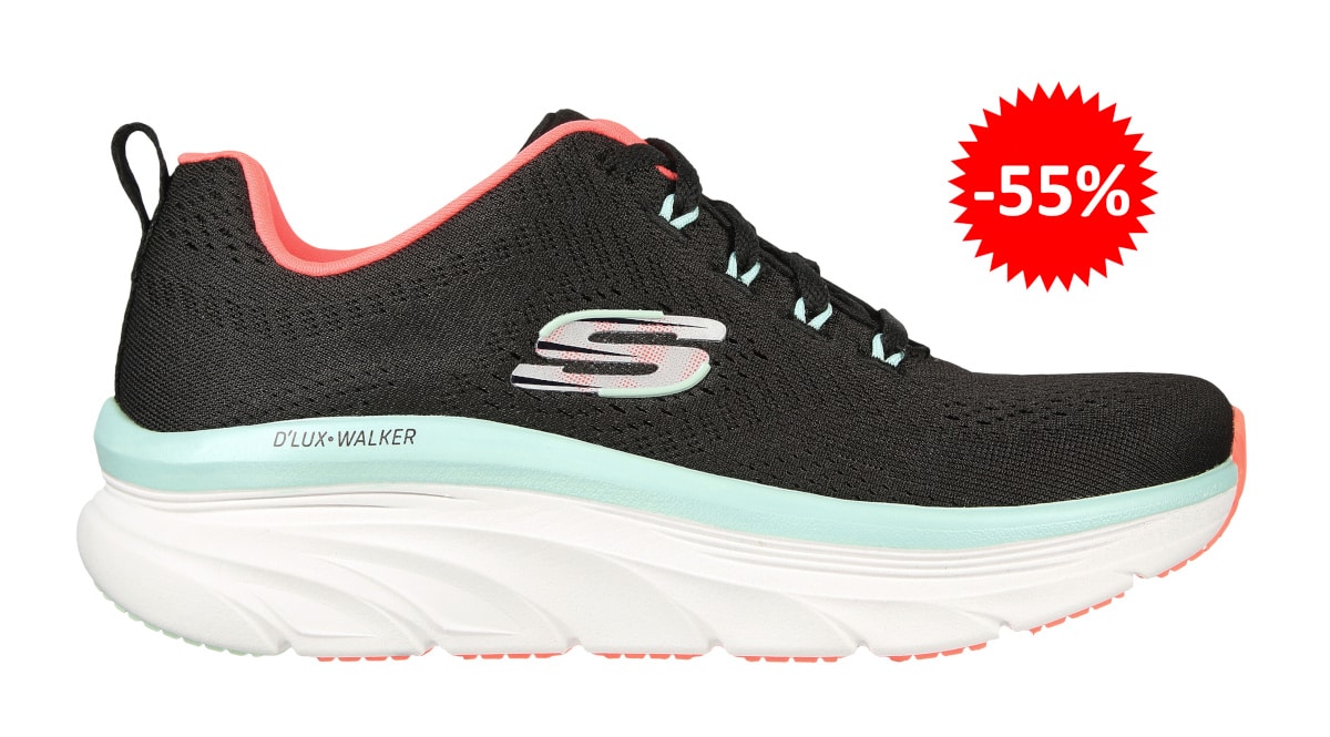Zapatillas Skechers D'lux Walker baratas, calzado de marca barato, ofertas en zapatillas chollo