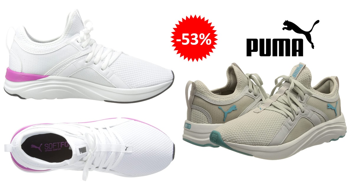 Zapatillas de running Puma Softride Sophia baratas, calzado de marca barato, ofertas en zapatillas chollo