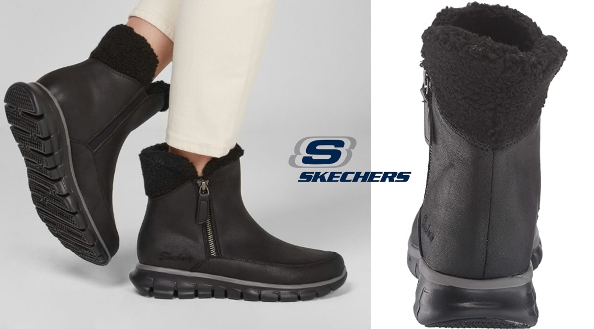 Botines Skechers Synergy Collab baratos, botines de marca baratos, ofertas en calzado para mujer, chollo