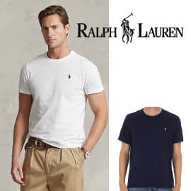Camiseta básica Ralph Lauren barata, camisetas de marca baratas, ofertas en ropa