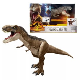 ¡¡Chollo!! Figura dinosaurio articulado de 60cm Jurassic World T-Rex Super Colosal sólo 30 euros. 74% de descuento.