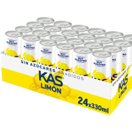 Latas de Kas Limón Zero baratas, refrescos baratos, ofertas supermercado