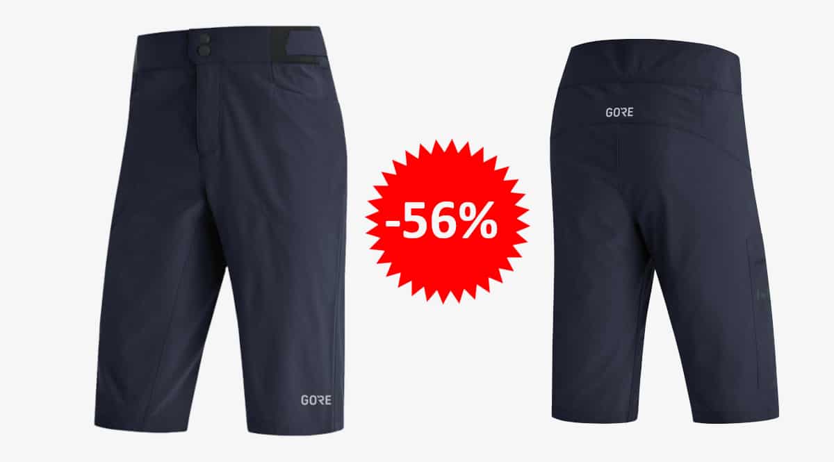¡¡Chollo!! Pantalón corto de deporte para hombre Gore Wear Passion sólo 34.95 euros. 56% de descuento.