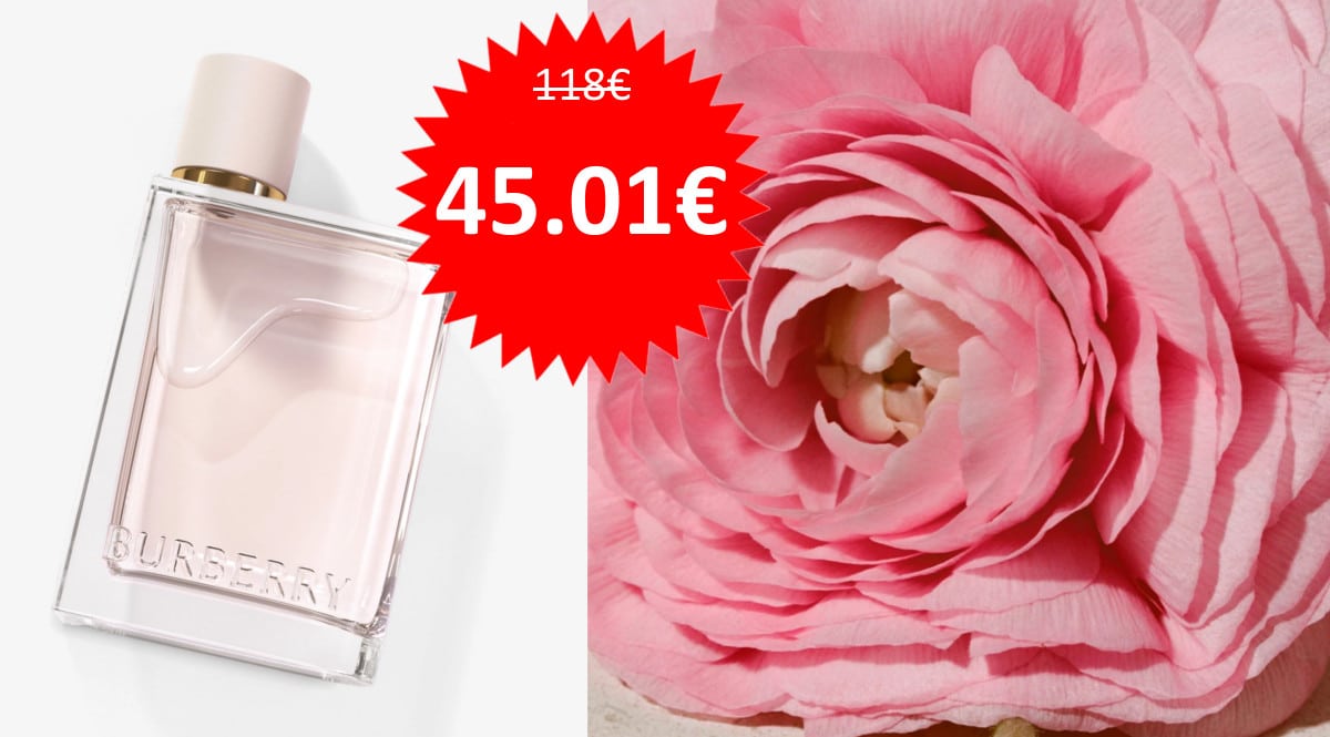 Perfume Burberry Her 100ml barato. Ofertas en regalos de San Valentín, regalos de San Valentín baratos, chollo