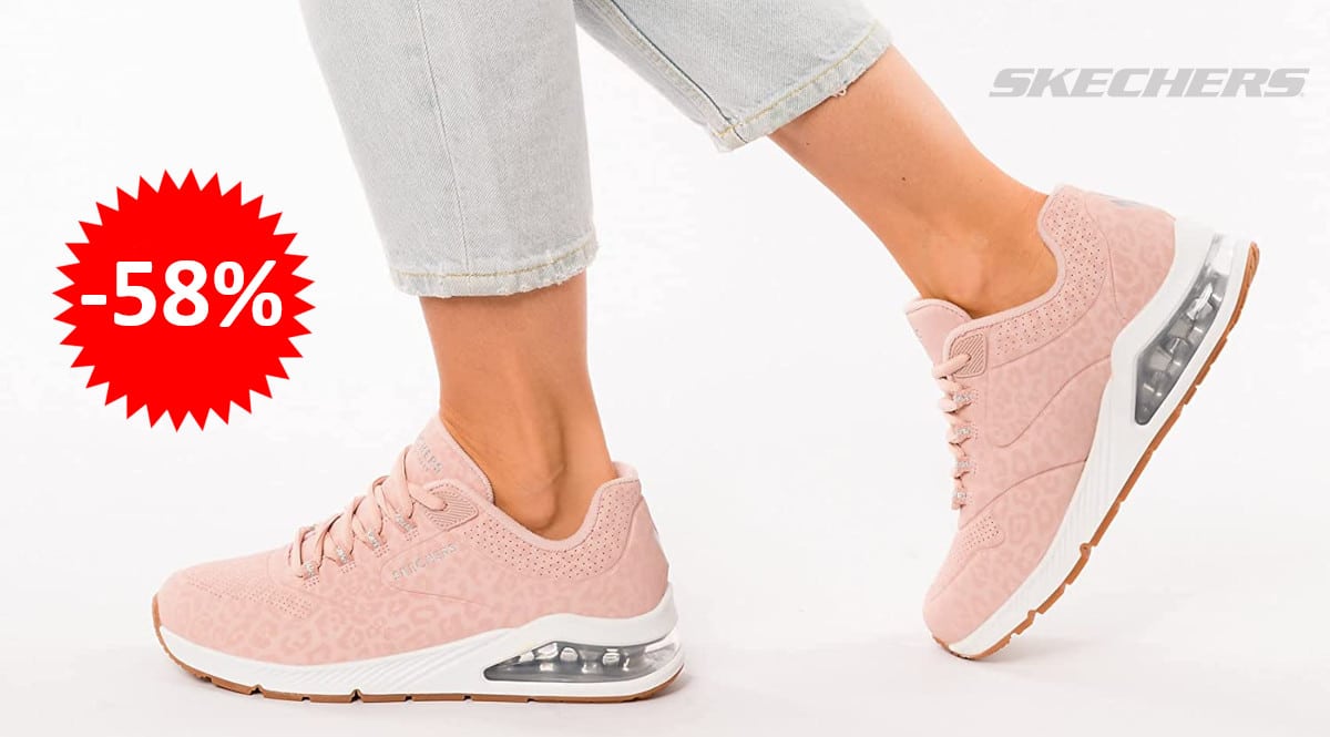¡¡Chollo!! Zapatillas para mujer Skechers Uno 2 sólo 42 euros. 58% de descuento.