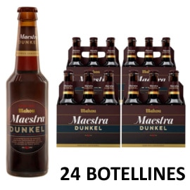 24 botellines de cerveza Mahou Maestra Dunkel baratos. Ofertas en supermercado