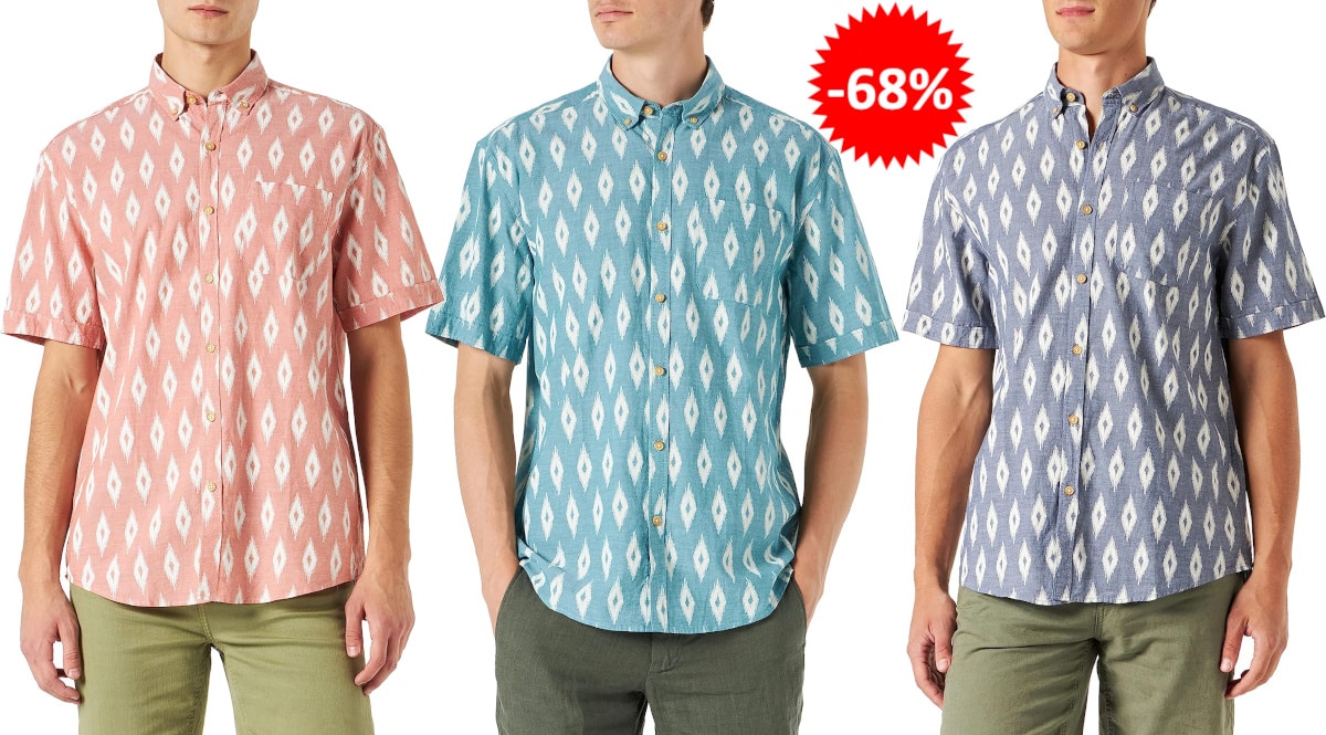 Camisa Springfield Ikkat barata. ropa de marca barata, ofertas en camisas chollo