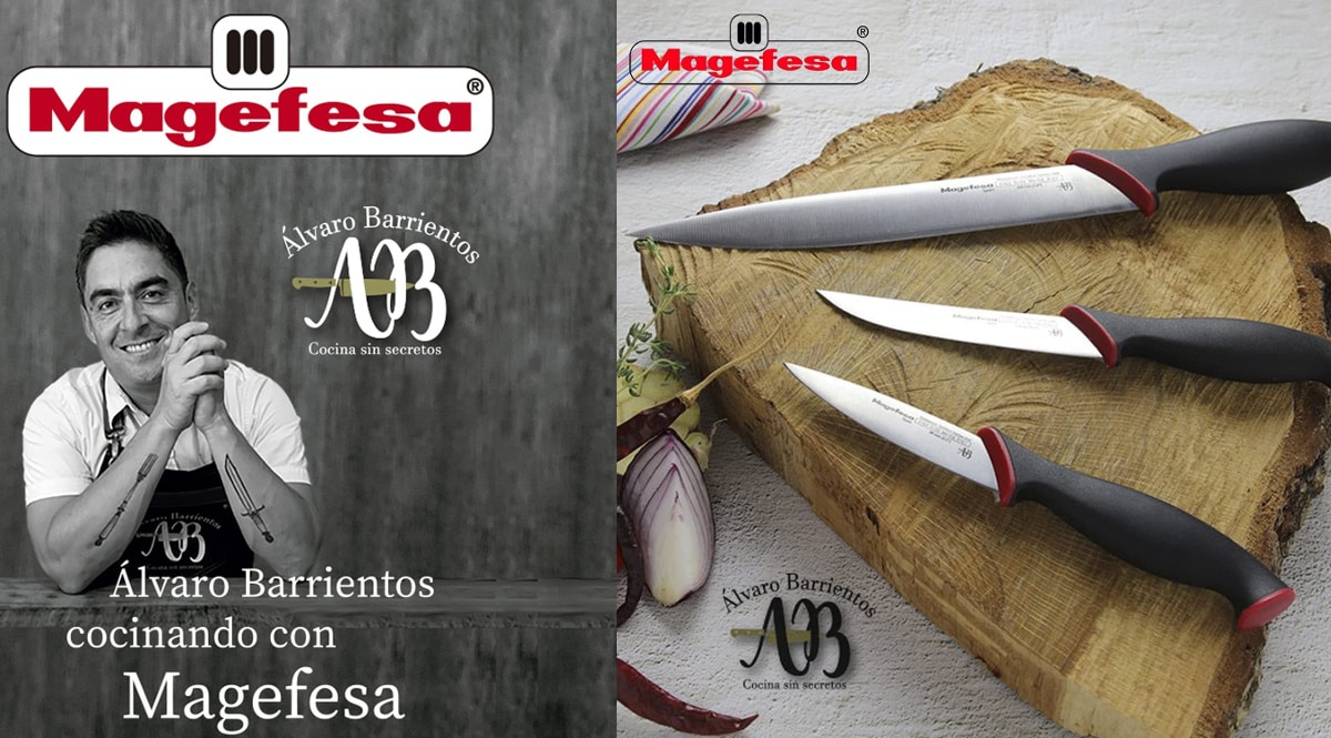 Cuchillos Magefesa Alvaro Barrientos baratos, cuchillos de marca baratos, ofertas hogar, chollo