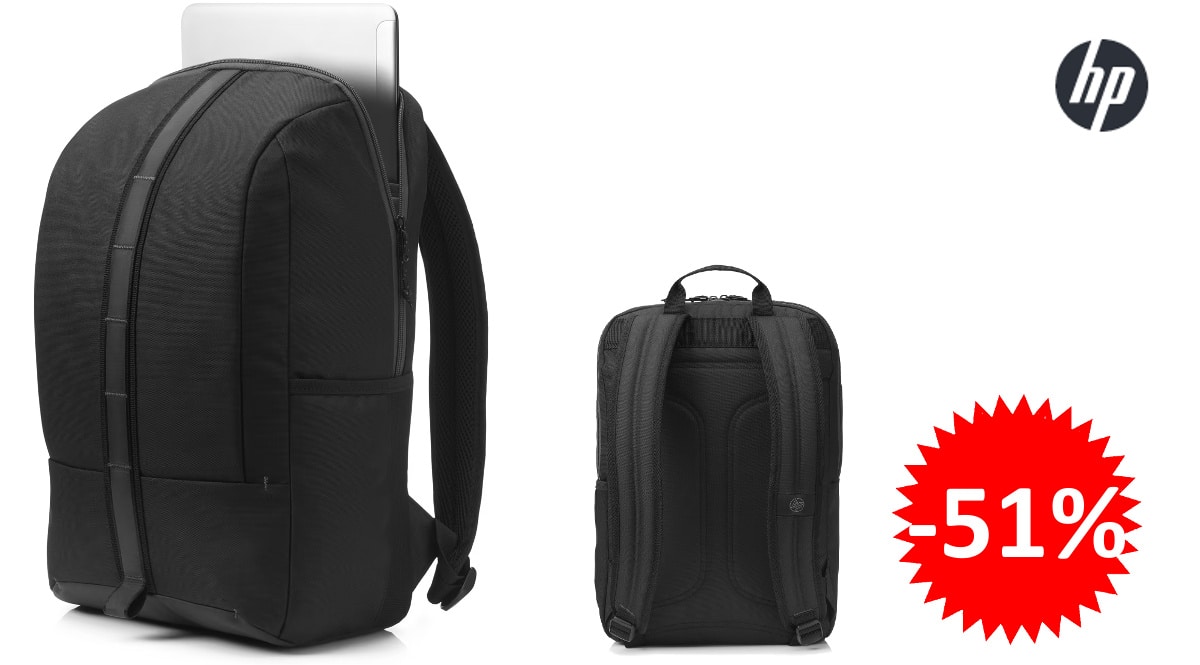 Mochila HP Commuter barata, mochilas para portátiles de marca baratas, ofertas equipaje, chollo