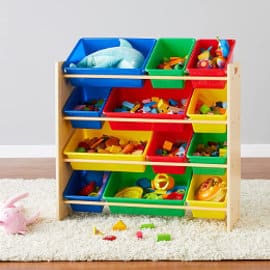Mueble organizador de juguetes Amazon Basic barato, muebles de marca baratos, ofertas hogar