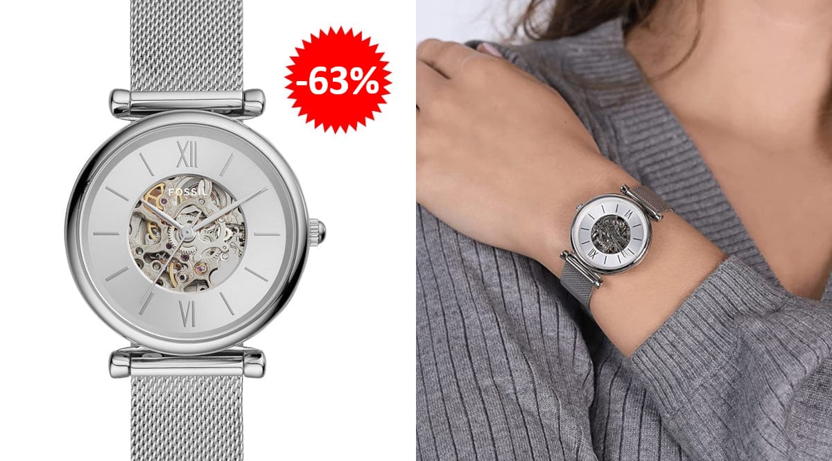 Reloj Fossil Carlie barato, relojes de marca baratos, ofertas en relojes chollo