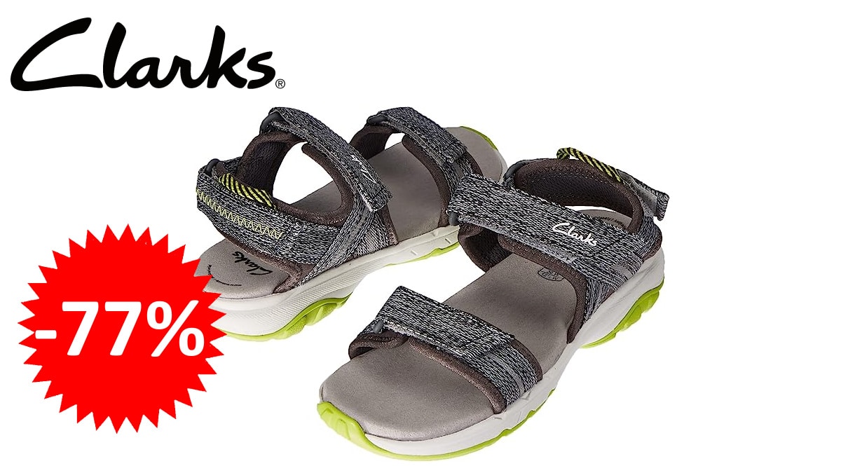 Sandalias Clarks Expo Sea K baratas, sandalias para niños de marca baratas, ofertas en calzado, chollo