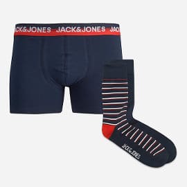 Set regalo Jack & Jones Jacmazon Giftbox con bóxer + calcetines barato, ropa interior barata, ofertas en ropa