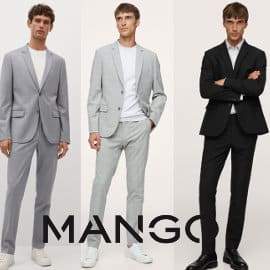 Trajes Mango para hombre baratos, trajes de marca baratos, ofertas en ropa