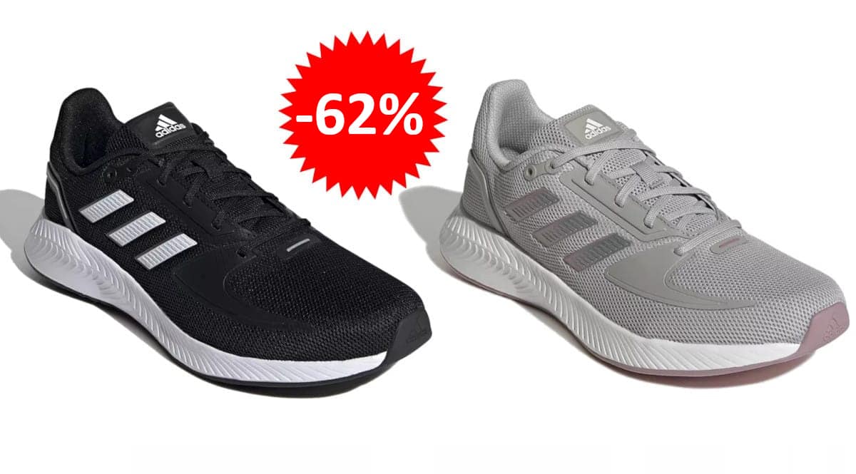 Zapatillas de running unisex Adidas Runfalcon baratas, calzado de marca barato, ofertas en zapatillas chollo
