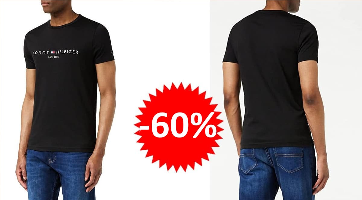 Camiseta Tommy Hilgiger Logo barato, camisetas de marca baratas, ofertas en ropa para hombre, chollo
