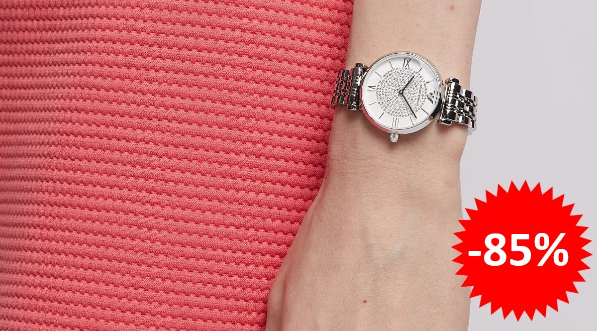 ¡Oferta Flash Miravia! Reloj para mujer Armani AR1925 sólo 59.99 euros. 85% de descuento. ¡Sólo hoy!