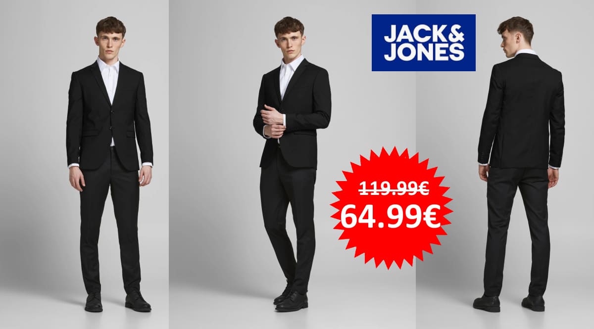 Traje Jack & Jones Jprfranco barato, trajes para hombre de marca baratos, ofertas en ropa, chollo