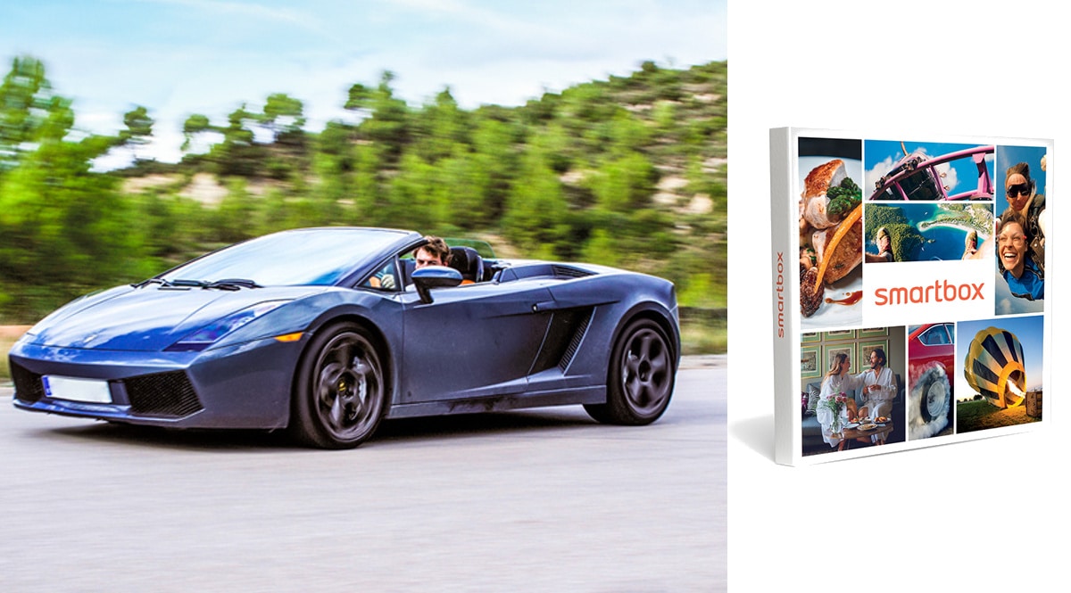 Experiencia Smartbox para conducir un Lamborghini Gallardo barata, experiencias y planes baratos, ofertas en cajas regalo, chollo