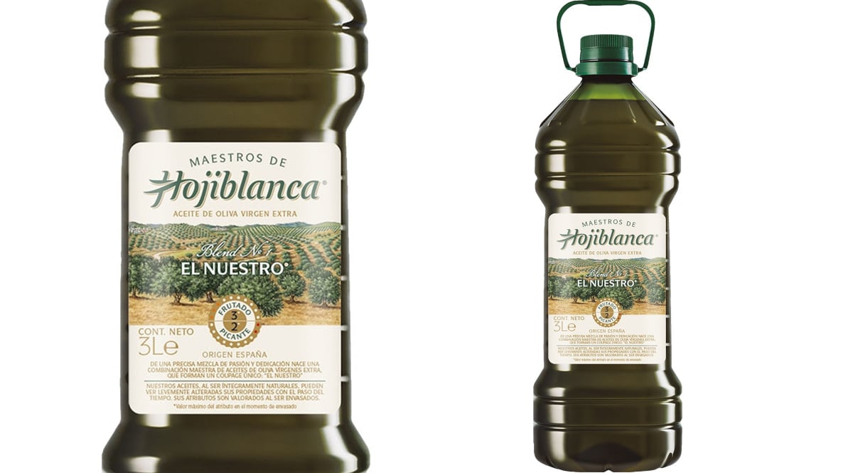 Garrafa de 3L de aceite de oliva virgen extra Maestros de Hojiblanca barata, aceite barato, ofertas en supermercado chollo