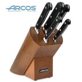 Juego de cuchillos Arcos Ópera + taco barato, cuchillos de marca baratos, ofertas en hogar y cocina