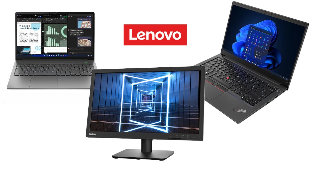 ¡Lenovo Flash Sale! Hasta 1.000 euros de descuento en portátiles Lenovo ThinkPad, ThinkBook, monitores… ¡Últimas horas!