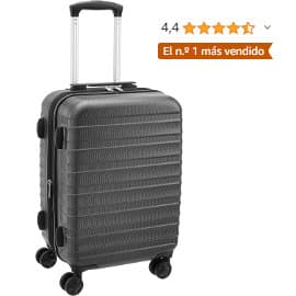 Maleta de mano rígida Amazon Basics barata, maletas de cabina de marca baratas, ofertas en equipaje