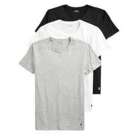 Pack de 3 camisetas Ralph Lauren baratas, ropa de marca barata, ofertas en camisetas