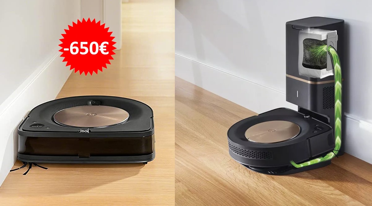 Robot aspirador iRobot Roomba s9+ barato, aspiradores baratos, ofertas para la casa chollo