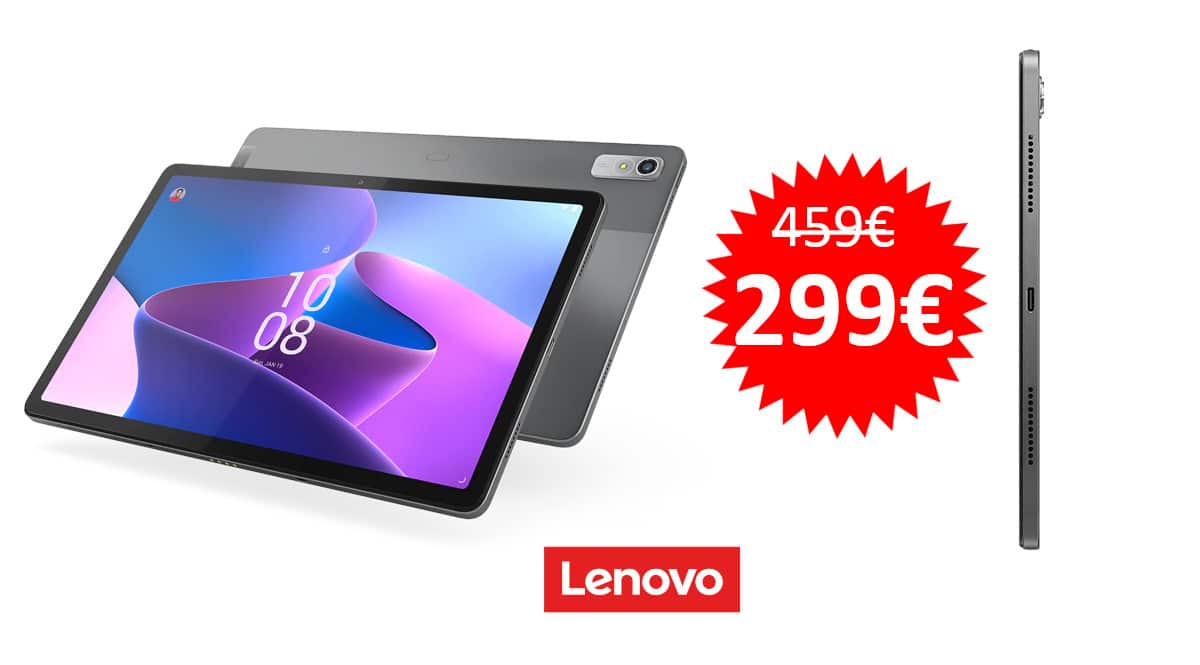 ¡Código descuento exclusivo! Tablet Lenovo Tab P11 Pro de 11.2″ y 8GB/256GB WiFi sólo 299 euros. Te ahorras 160 euros.