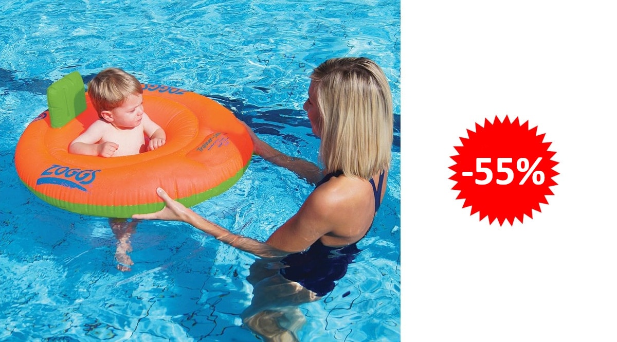 Flotador de natación Zoggs baratos, flotadores baratos, ofertas para niños chollo