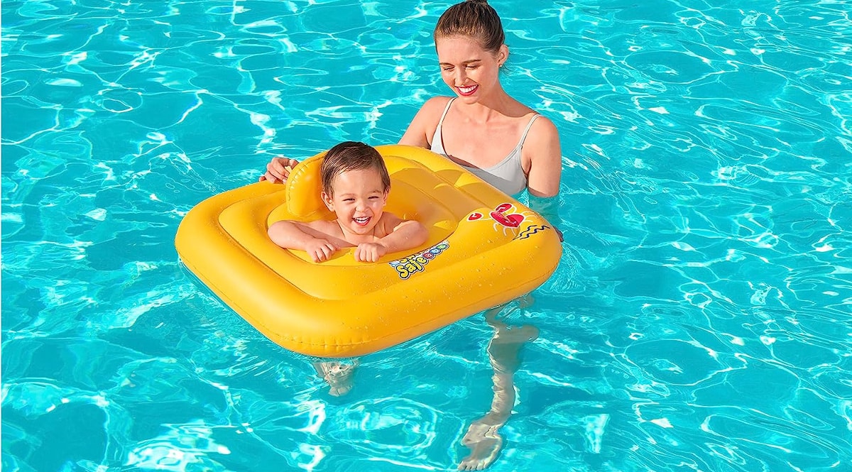 Flotador hinchable para bebé Bestway Swim Safe barato. Ofertas en flotadores, flotadores baratos, chollo
