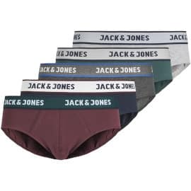 Pack de 5 slips Jack & Jones baratos, ropa de marca barata, ofertas en ropa interior