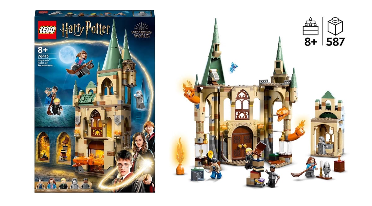 ¡Oferta Flash! LEGO Harry Potter Hogwarts: Sala de los Menesteres sólo 26.99 euros.