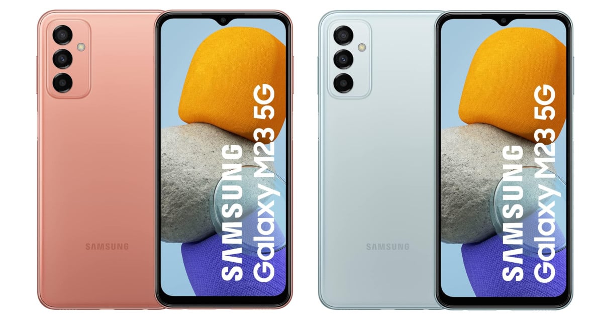 ¡Precio mínimo histórico! Móvil Samsung Galaxy M23 5G de 6.6″ y 128GB sólo 169 euros. Te ahorras 150 euros. En rosa y en azul.