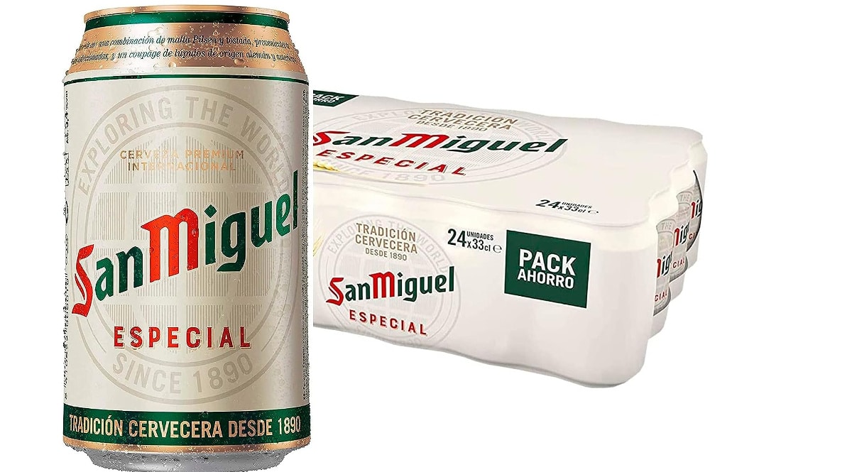 Cerveza de lata San miguel Especial barata, cervezas de marca baratas, ofertas supermercado, chollo