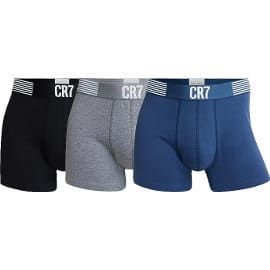 Pack de 3 bóxer CR7 Cristiano Ronaldo baratos, calzoncillos de marca baratos, ofertas en ropa