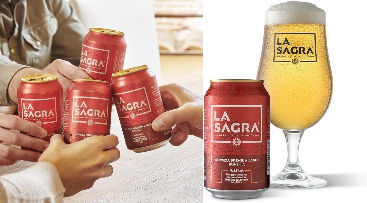 24 latas de cerveza La Sagra Bohemia baratas. Ofertas en supermercado, chollo