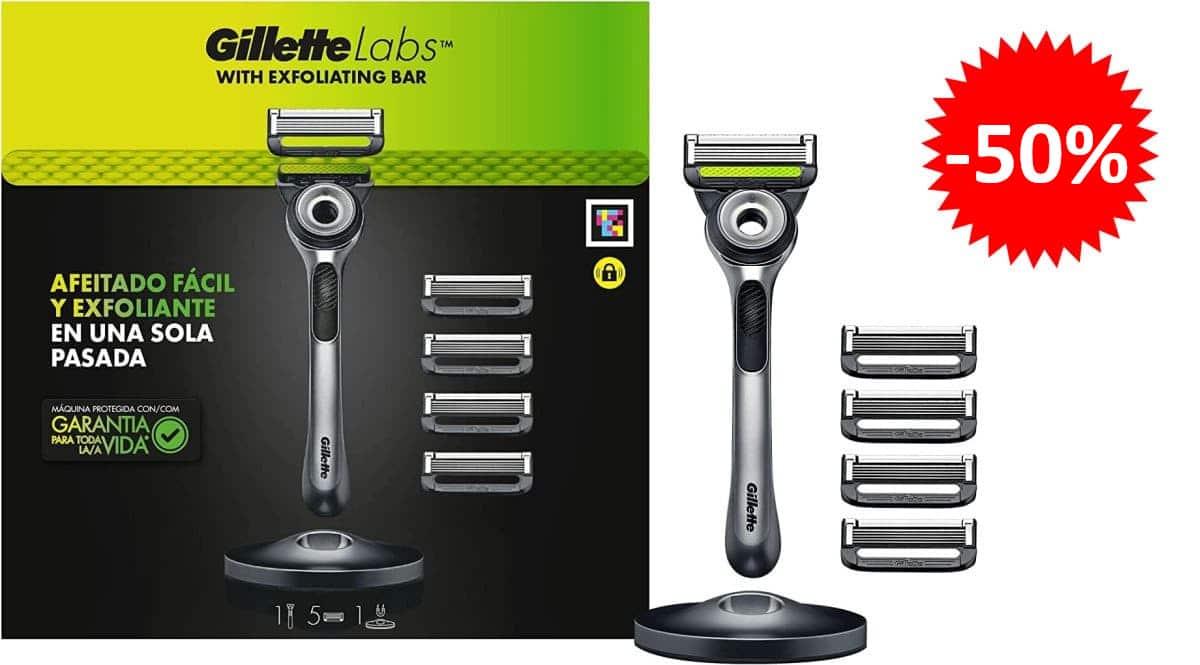 Maquinilla de afeitar Gillette Labs barata, maquinillas baratas, ofertas para ti chollo