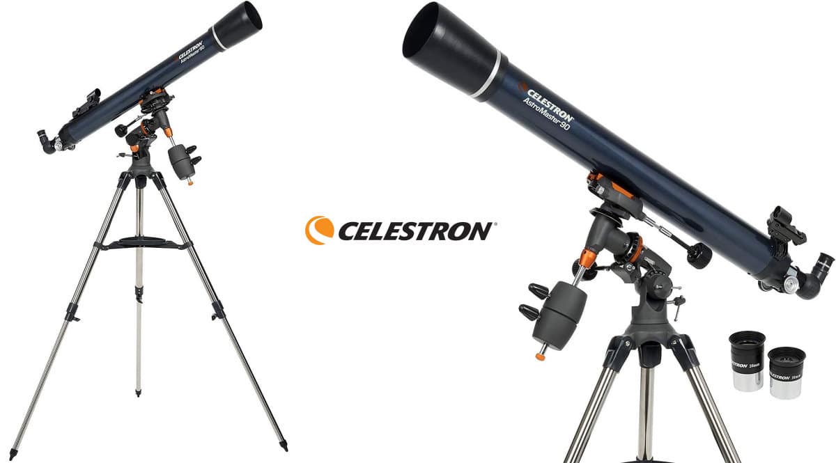 Telescopio Celestron AstroMaster 90 EQ barato, ofertas en telescopios, telescopios baratos, chollo
