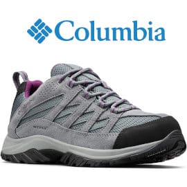 Zapatillas de senderismo Columbia Crestwood Waterproof baratas, calzado de marca barato, ofertas en zapatillas