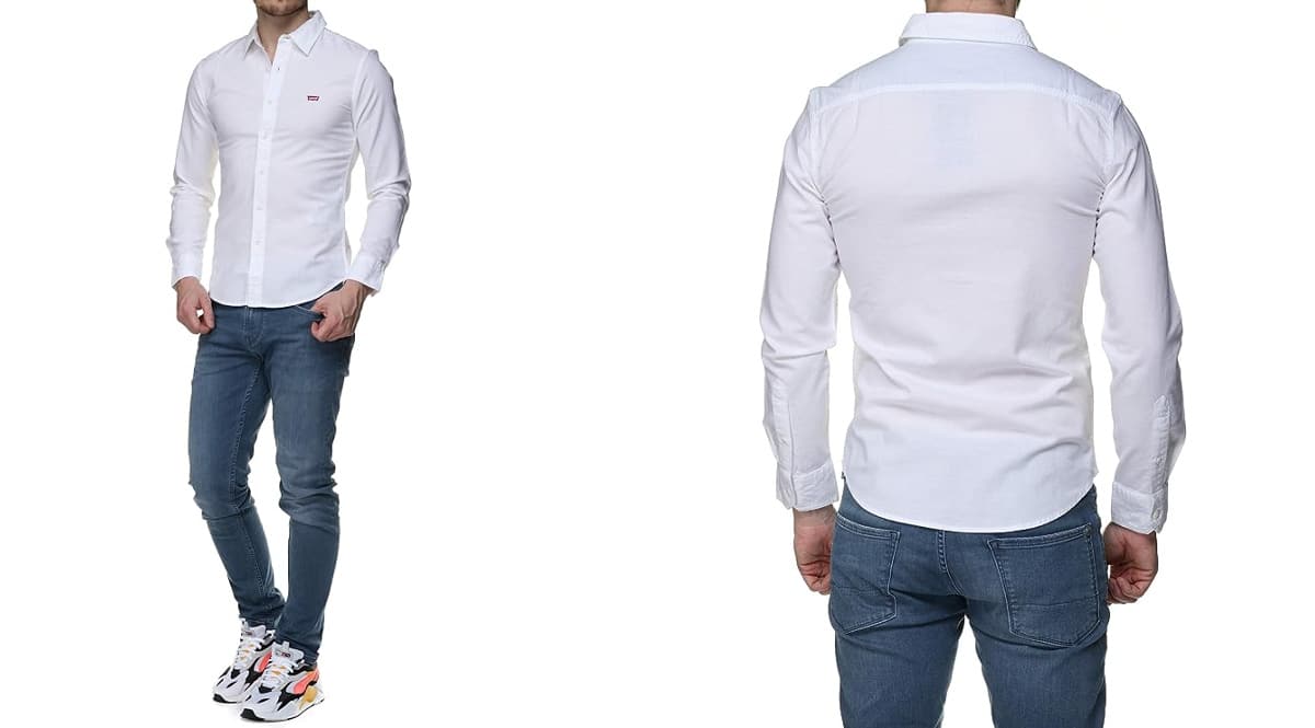 Camisa de manga larga Levi's Battery Housemark barata. Ofertas en ropa de marca, ropa de marca barata, chollo