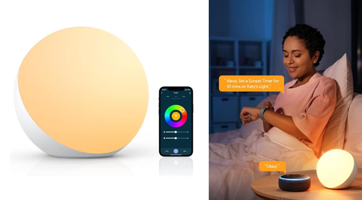 ¡Código descuento! Lámpara de mesa inteligente compatible con Alexa y Google Home sólo 19.79 euros.